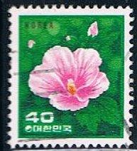 Korea 1256, 40w Rose of Sharon, used, VF