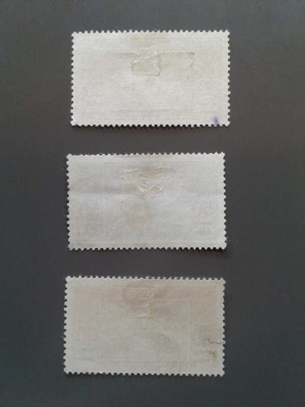 Ivory Coast 78-80 F-VF used. Scott $ 7.00