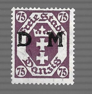 Danzig 1921 - M - Scott #O10 *