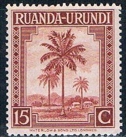 Ruanda Urundi 70 MNH Oil Palms 1942 (R0252)+