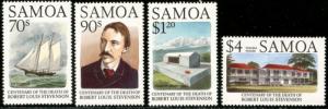 SAMOA Sc#858-861 1994 Robert Louis Stevenson Complete Set OG MNH