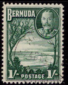 BERMUDA GV SG105, 1s green, FINE USED. Cat £25. CDS