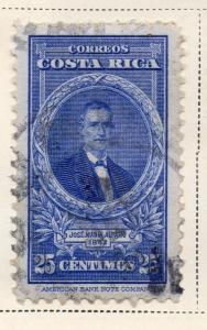 Costa Rica 1941-44 Early Issue Fine Used 25c. 168202