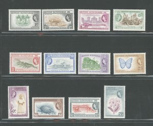 1953 British Honduras, Stanley Gibbons #179-90 - Coronation - Complete 12 Value