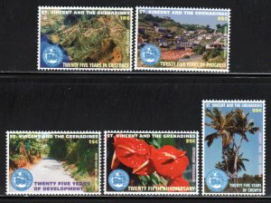 St. Vincent #2188-92 ~ Cplt Set of 5 ~ Carribbean Development Bank ~ MNH (1994)