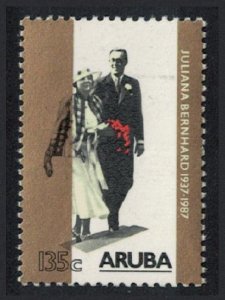 Aruba Golden Wedding of Princess Juliana and Prince Bernhard 1987 MNH SG#33