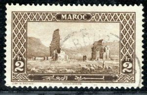 France Colonies MOROCCO Stamp SG.90 2f KEY High Value (1917) Superb Used LIME37