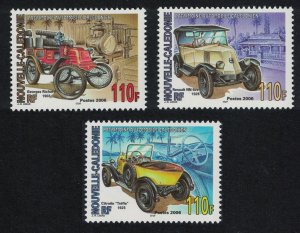 New Caledonia Vintage Cars 3v 2006 MNH SG#1371-1373 MI#1384-1386