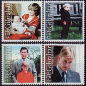 GIBRALTAR 2000 - Scott# 842-5 Prince William Set of 4 NH