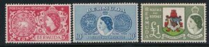 BERMUDA 160-162 MINT LH QEII HIGH VALUES