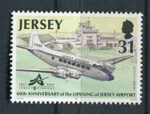 JERSEY; 1997 early Airmail AIRCRAFT issue fine MINT MNH unmounted value