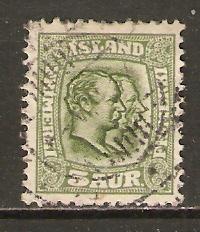 Iceland    #74  used  (1907)  c.v. $1.40