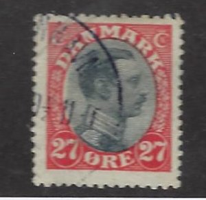 Denmark SC#110 Used F-VF SCV$60.00...nice bargain!!