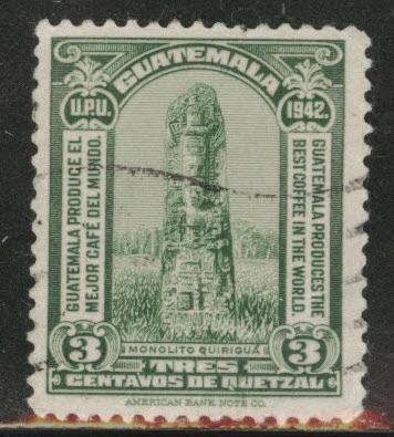 Guatemala  Scott 302 used stamp 