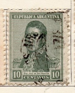 Argentine Republic 1917 San Martin Early Issue Fine Used 10c. 139692