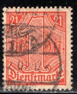 Germany Reich Scott # OL15, used, exp.h/s, Mi# D22