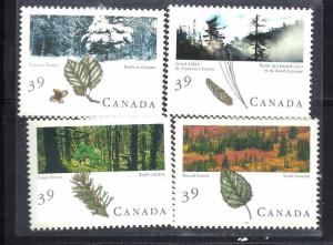 CANADA MAJESTIC FORESTS  SCOTT 1283-1286 VF MNH (BS10976)