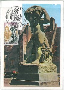 26304 - FRANCE - MAXIMUM CARD - 1971 - ARCHITECTURE \ ART-
