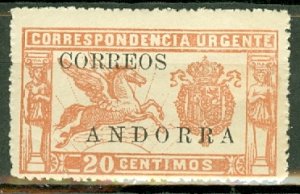 GL: Andorra (Spanish) E2 mint CV $55