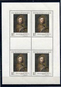 Czechoslovakia 1967 Five  Sheets  Sc 1507-1 Mi 1748-2 Kleinbogen  MNH Art Pai...