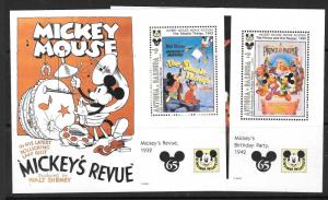 ANTIGUA SGMS1870 1993 MICKEY MOUSE FILM POSTERS   MNH