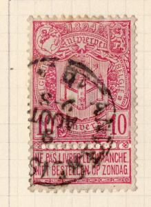 Belgium 1894 Early Issue Fine Used 10c. 251275