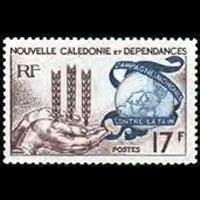 NEW CALEDONIA 1962 - Scott# 323 FAO Set of 1 LH