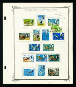 British Indian Ocean Territory 1960s to 1970s Stamp Collection