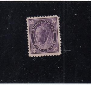 CANADA # 68 VF-MVLH 2cts LEAF ISSUE Q/VIC CAT VALUE $80+