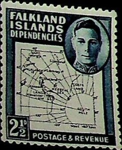 Falkland Islands, Dependencies 1949 2½d SG G11b * MH KGVI (002717)