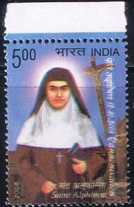 India MUH. 2008.  St. Alphonsa of India.