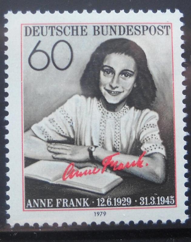 = Germany Scott # 1293 MNH, WW II, Anne Frank, Writer