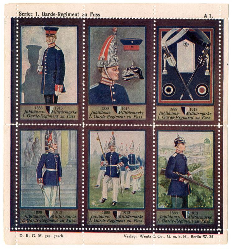 (I.B) Germany Cinderella : Army 25th Anniversary (1st Regiment of Foot Guards)