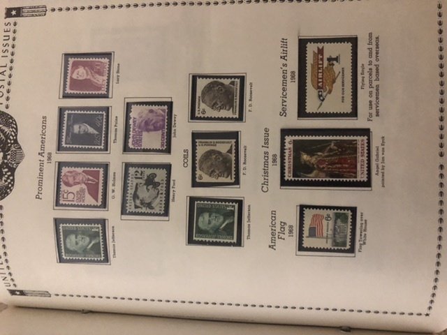 The All American Stamp Album Mint Stamps Very Nice Starts At 1933 Almost Full