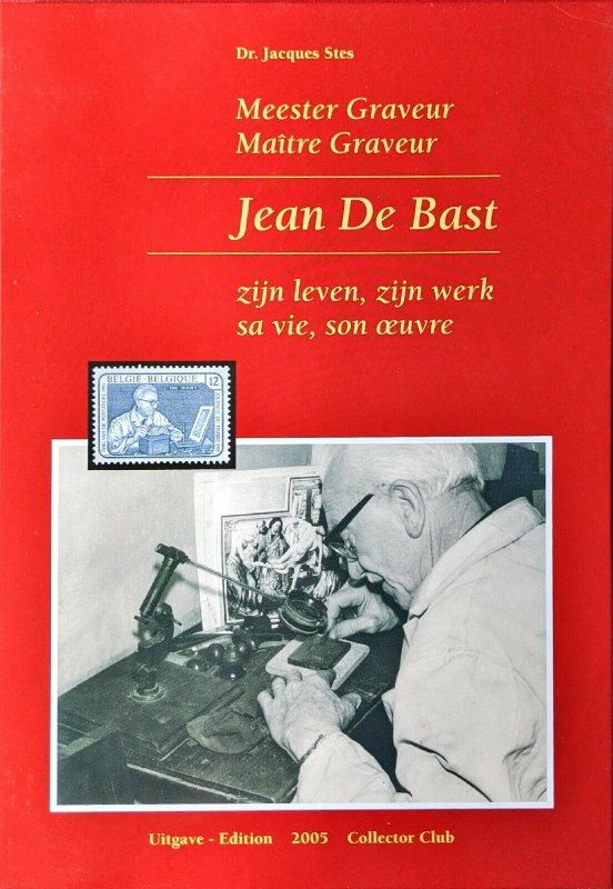 JEAN DE BAST Meester Graveur Belgium Stamp Design Engraving Production Belgie