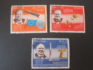 Panama 1966 Sc 472-72B space set FU