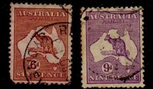 Australia 121-122 Used. Wmk. 228