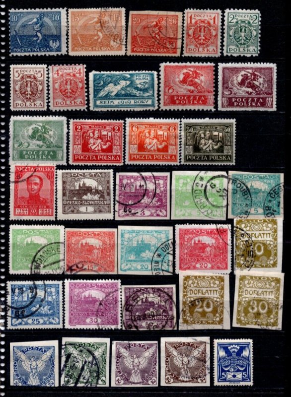 EAST EUROPE 1870-1960 LARGE COLLECTION OF 2000+ STAMPS MINT & USED, MANY SETS