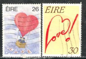 Ireland; 1990: Sc. # 765-766,  Used Cpl. Set