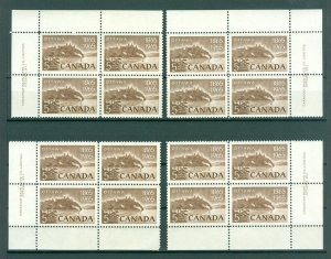 Canada. 1965. 4 Diff. Plate-Blocks. Mnh. Upper/Lower. Ottawa 5c.. Sc# 442