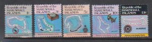 Marshall Islands 35-9 1984 Maps MNH