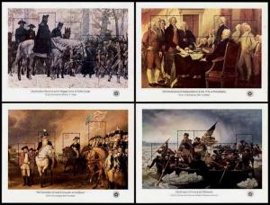 US.#1686-89  1976  Bicentennial Souvenir Set  *PO. Fresh* -  CV $17.00 (E#608)