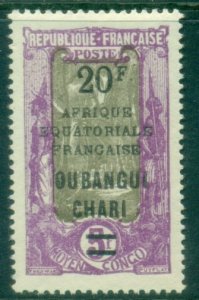 Ubangi-Shari 1927 Middle Congo Coconut Grove Opt Afrique Equatorial Francaise...