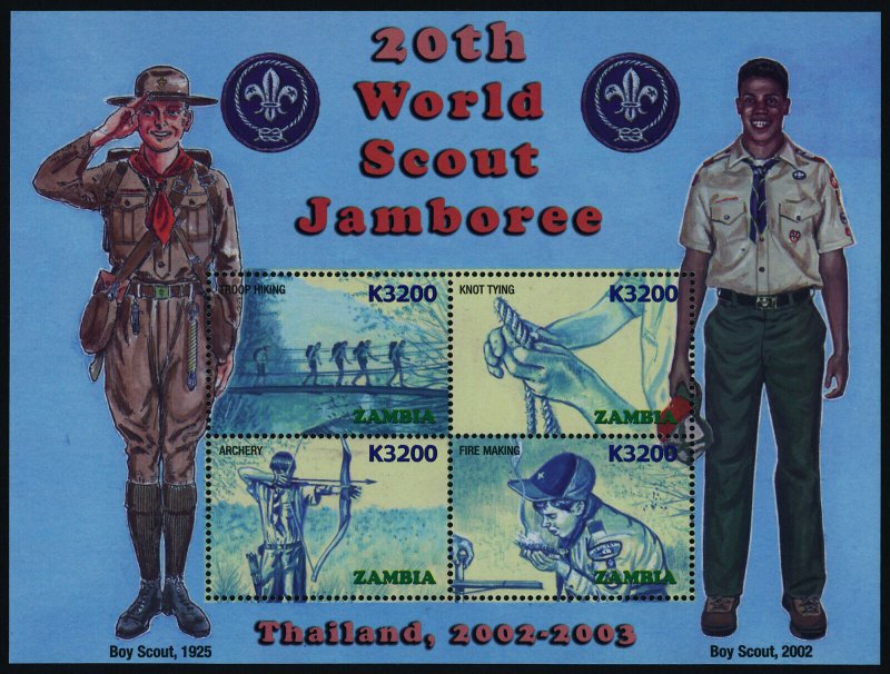 Zambia 981-2 MNH World Scout Jamboree