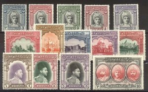 PAKISTAN / BAHAWALPUR #2-15 Mint - 1948 Pictorial Set