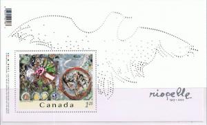 Canada Mint VF-NH #2003 Jean-Paul Riopelle s/s