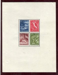 NETHERLANDS SURINAME; 1955 early Special SHEET fine MINT item