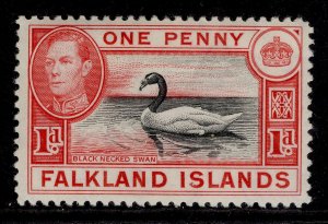 Falkland Islands Gvi SG147, 1d Black & Crimson, M MNH-