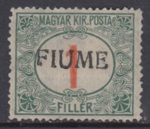 ITALY - Fiume - Tax Sassone n.4 IV MH*