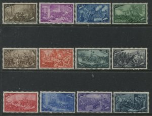 Italy 1949 complete set of 12 mint o.g.hinged